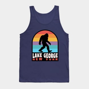 Lake George Bigfoot Sasquatch Adirondacks New York Tank Top